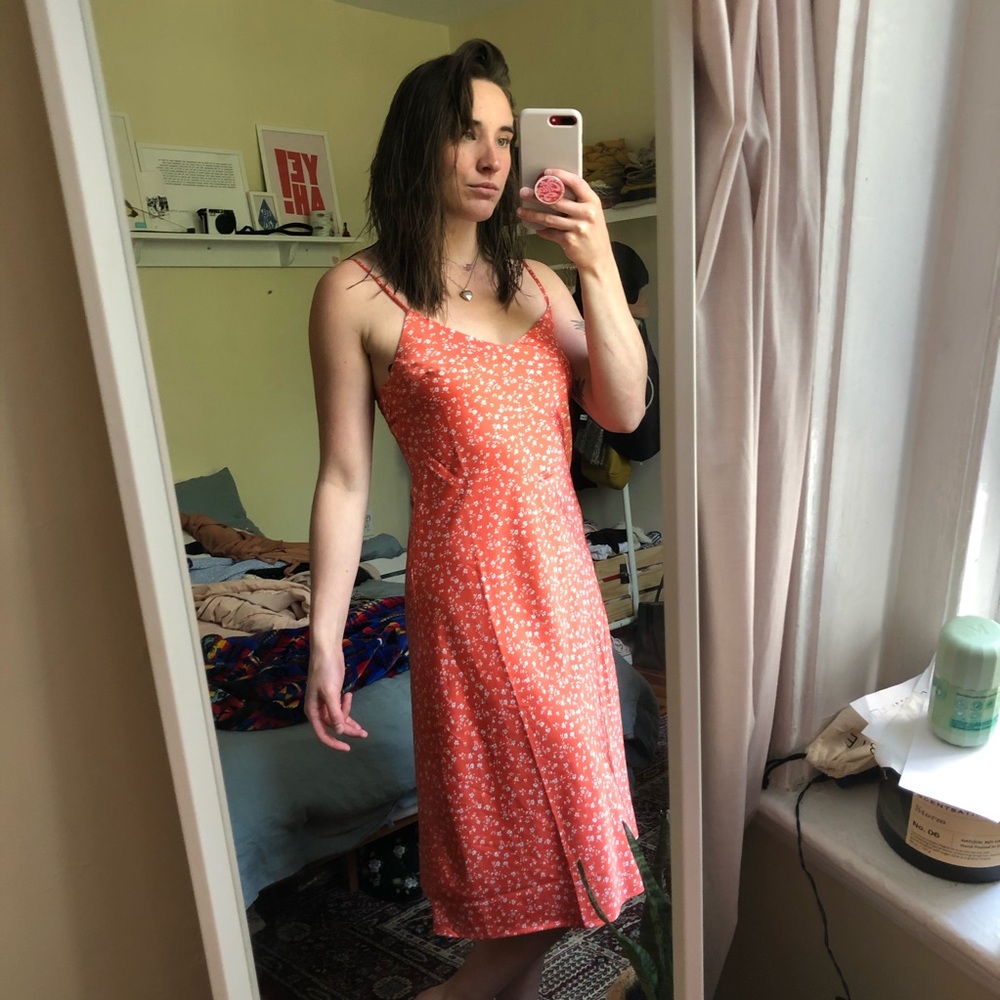 Floral slip dress